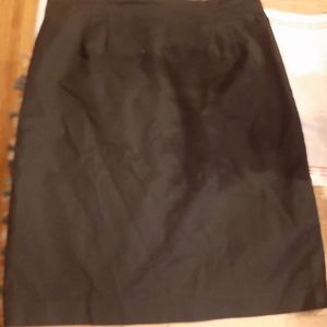 Boden black cotton pencil skirt size 14